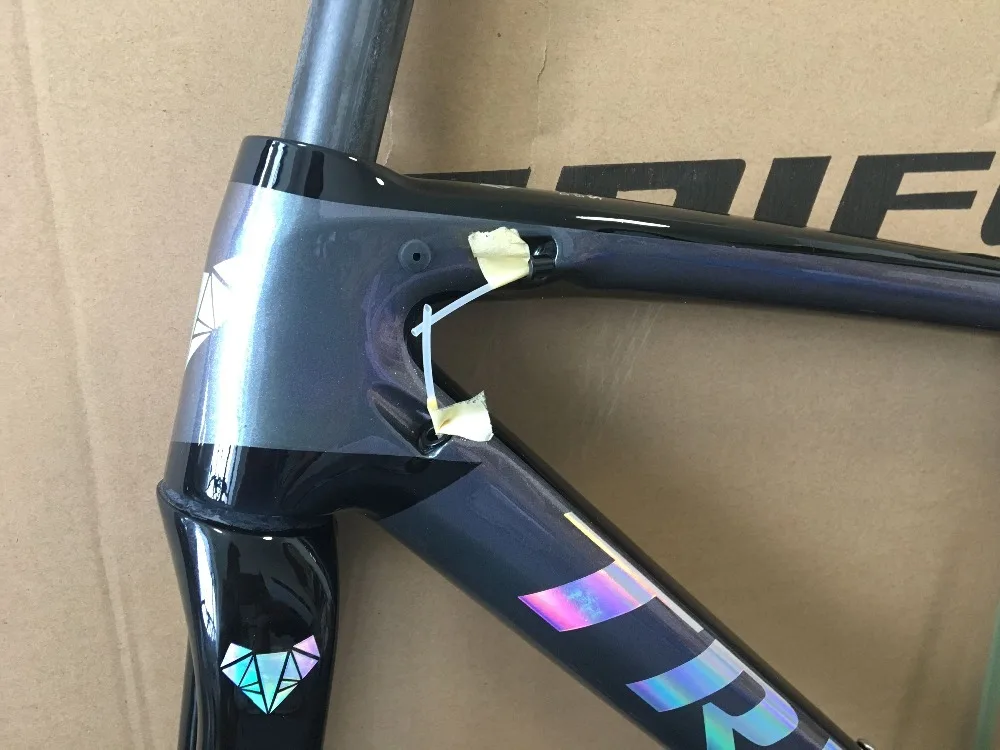 Flash Deal Trifox Customized 2019 newly carbon road frame carbon fibre racing bicycle frame glossy matte BSA BB68 for DI2 Mechanical frame 2 Flash Deal Trifox Customized 2019 newly carbon road frame carbon fibre racing bicycle frame glossy matte BSA BB68 for DI2 Mechanical frame 2