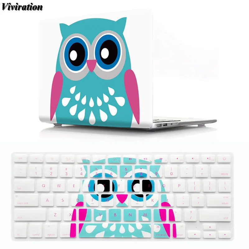 Популярный чехол для ноутбука из ПВХ+ силиконовая клавиатура для Macbook Air 13 A1466 A1369 чехол для Macbook Air Pro retina 11 12 13 15 чехол - Цвет: 009C
