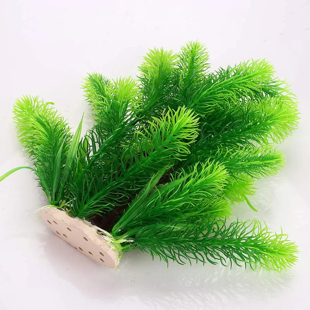 Fishbowl Decoration Green Red Fish Tank Odorless Fish Tank Decoration Simulated Water Grass Environment-Friendly Plastics