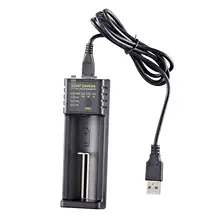 

Universal Charger, 10400/14500/14650 3.6V/3.7V ,LI-Ion Battery Rechargeable 18350/18500/18650 Intelligent 16340/17500/17670