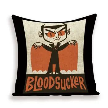 

Halloween Trick or Treat Throw Pillow Case Horror Skull Ghost Cushion Cover Pumpkin Decoration Kussenhoes Cushions Kissenbezug