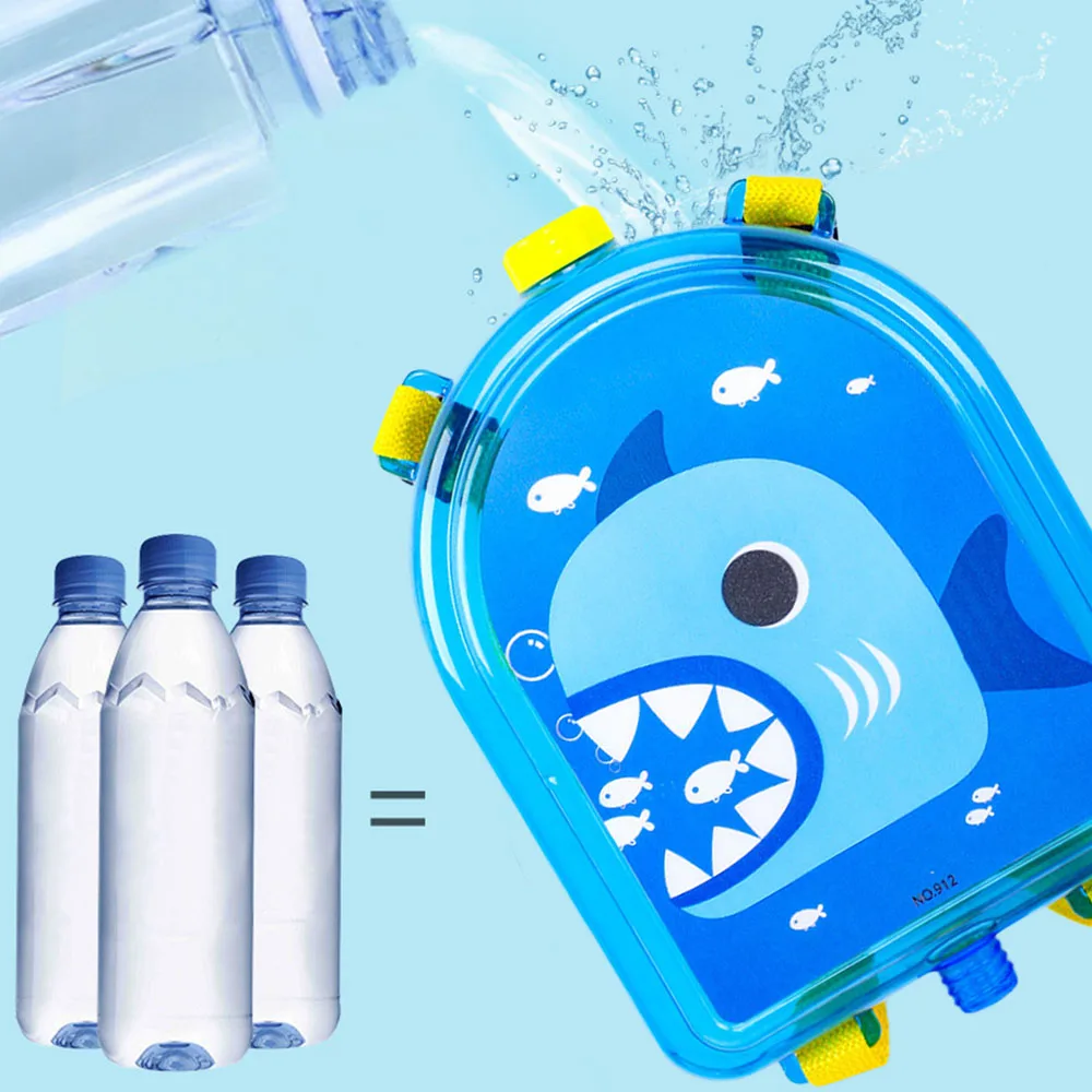 Летние Детские водяные игрушки, игрушки для детей, рюкзак для воды, ПВХ, пляжный распылитель, водяные игрушки, Мультяшные водные игрушки, рюкзак
