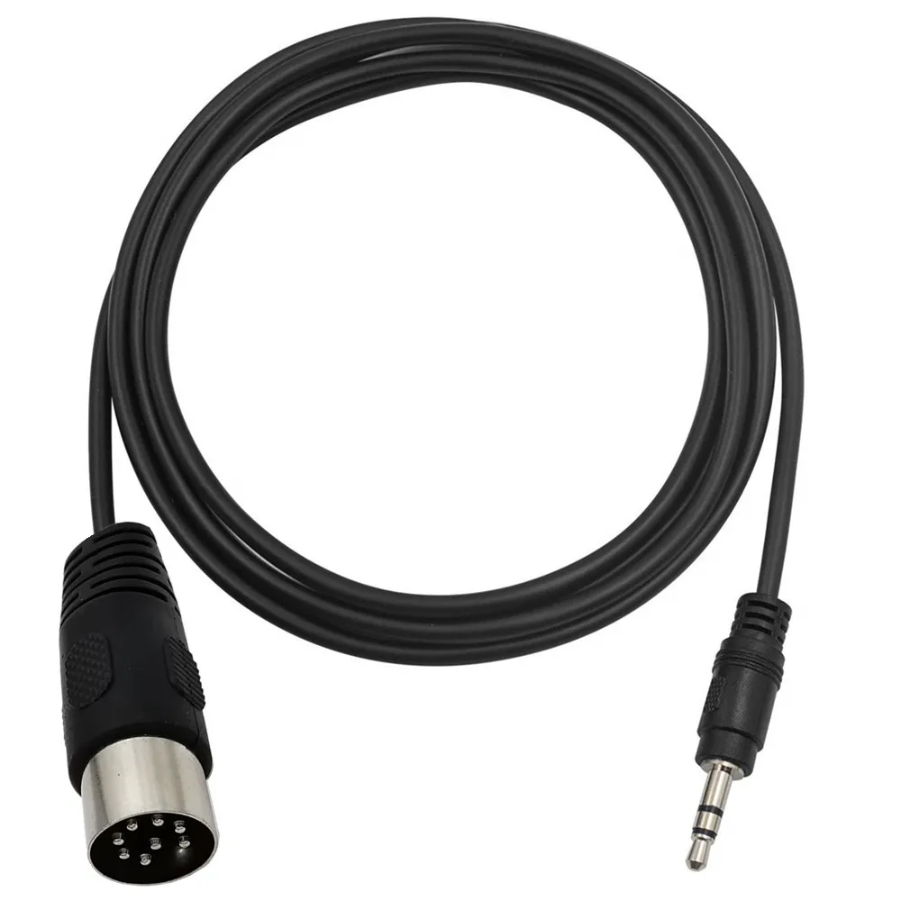 Din Audio Adapter Cable Din 8 Pin to 3.5mm Cable 8Pin Din Male Plug to 3.5mm Male Audio Adapter Cable for Musical instrument audio equipment 0.5m-3m