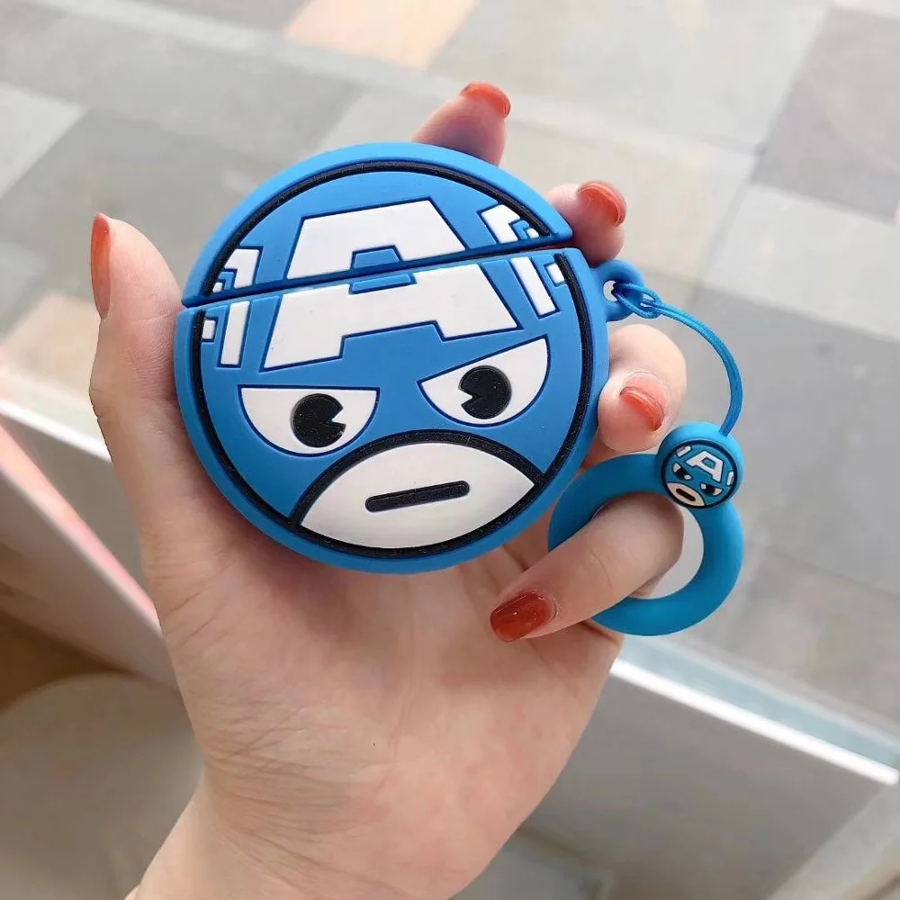 GJ0033 Модный Venom Мстители для Airpods 1 2 Чехол-сюрприз Мягкий беспроводной Bluetooth чехол для наушников AirPods аксессуары для наушников - Цвет: GJ0033