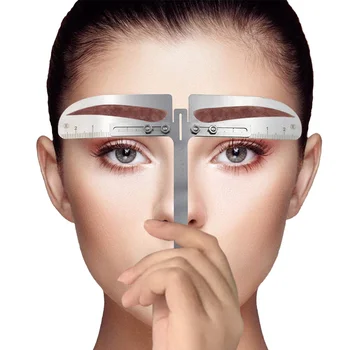 

Makeup Shaping Position Measure Tools Stencil Eyebrow Stencil Measure Ruler Makeup Shaping Balance DIY Template Beauty Tools