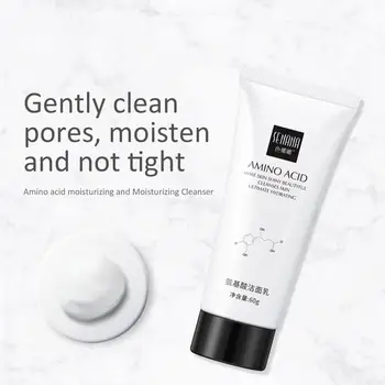 

60g Amino Acid Face Cleanser Moisturizing Brightening Oil Nourishing Control Skin Care Cleaning Hydrating D2Q7
