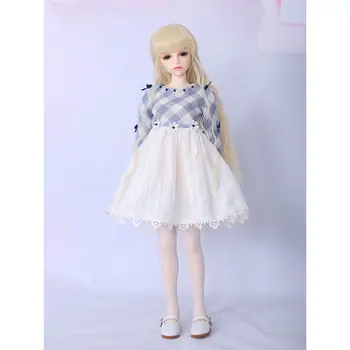 

1/4 BJD Dolls Kassia Female Makeup Joint Doll with Dark Green Eyes and Full Clothing Girls Fashion Toy Birthday Gift - Pink Skin