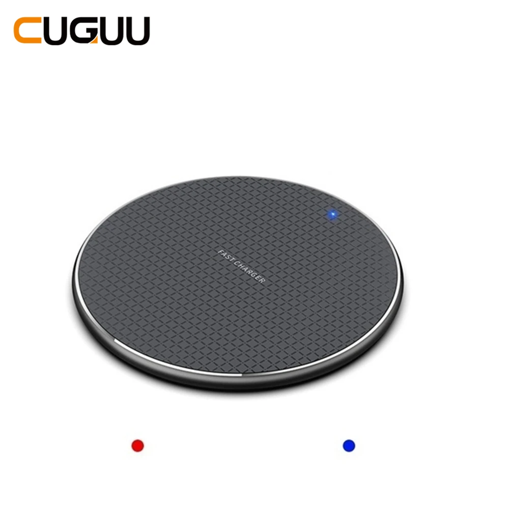 

10W/5W Fast Wireless Charger For Samsung Galaxy S9 USB Qi Quick Dock Charging LED Pad For iPhone XS Max XR X 8 Plus inalambrico