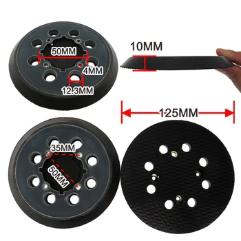 

2pcs 5 Inch 125mm 8 Hole Sander Pad Hook & Loop For N329079 DWE6423K DWE6421 Replacement Accessories