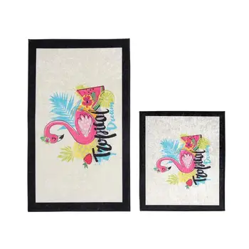 

Elite Lux Rectangular 2'li Bath Mat Pad Dream White