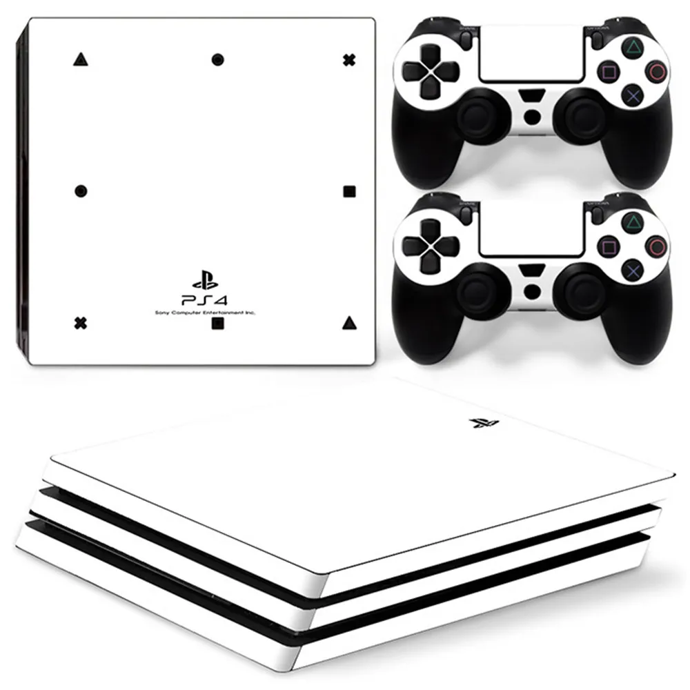 Pele Capa Decalques para PS4 Pro, Adesivo,