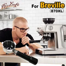 Нержавеющая сталь кофейная портафильтр ручка для Breville кофемашины 54 мм Пивоваренная головка выделенный фильтр ручка