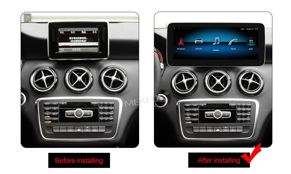 Android 9,0 8 ядерный 4G+ 64G 4G LTE Автомобильный gps навигационный мультимедийный плеер для Mercedes Benz A Class W176 2013- BT сенсорный экран