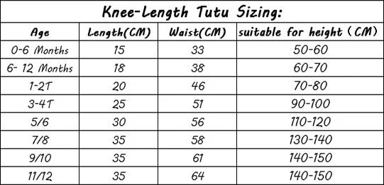 knee-length tutu
