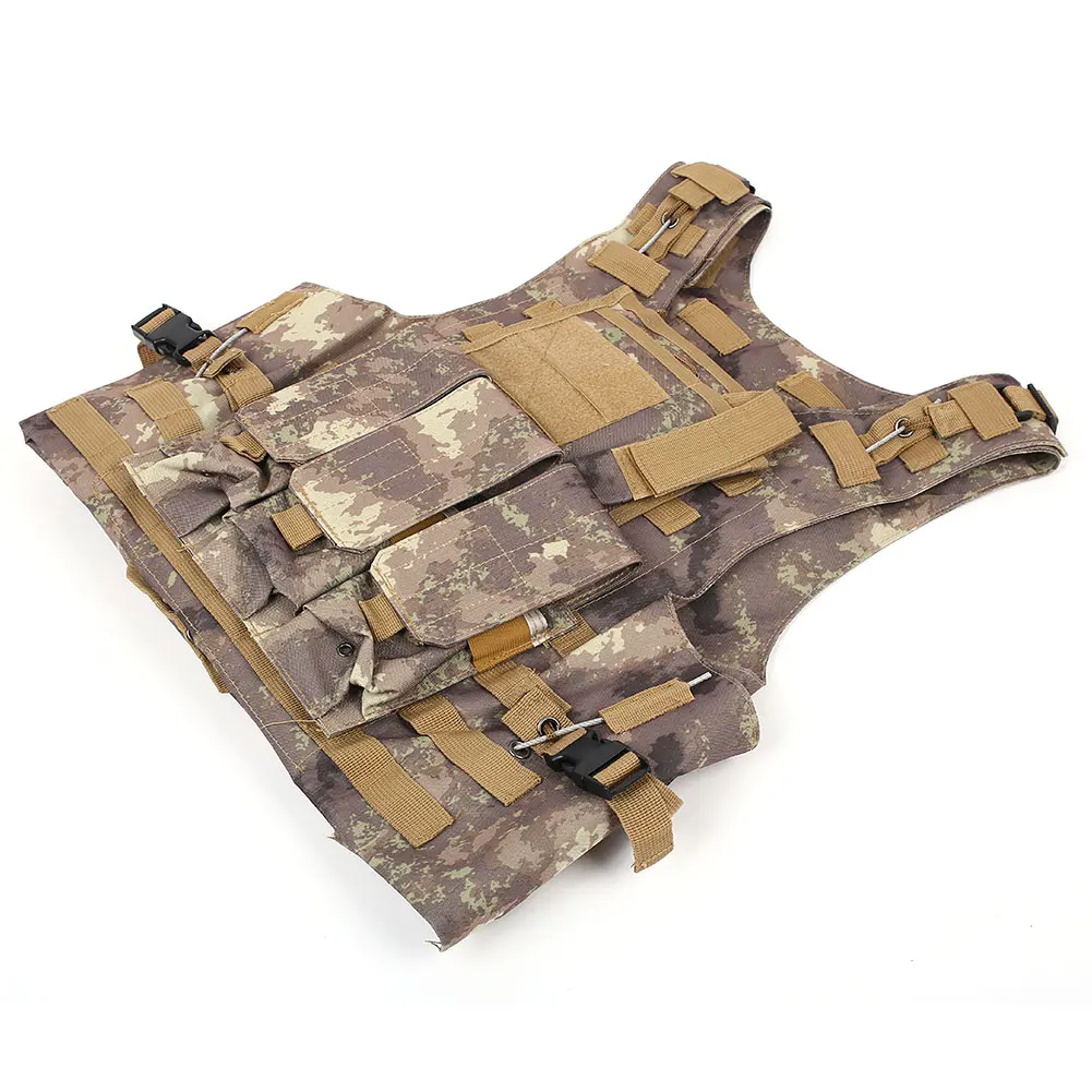 Tactical Vest Durable 3 Colors Nylon Combat Outdoor Protective Gear Field Survival Adventure Equipment Armed Forces Survive