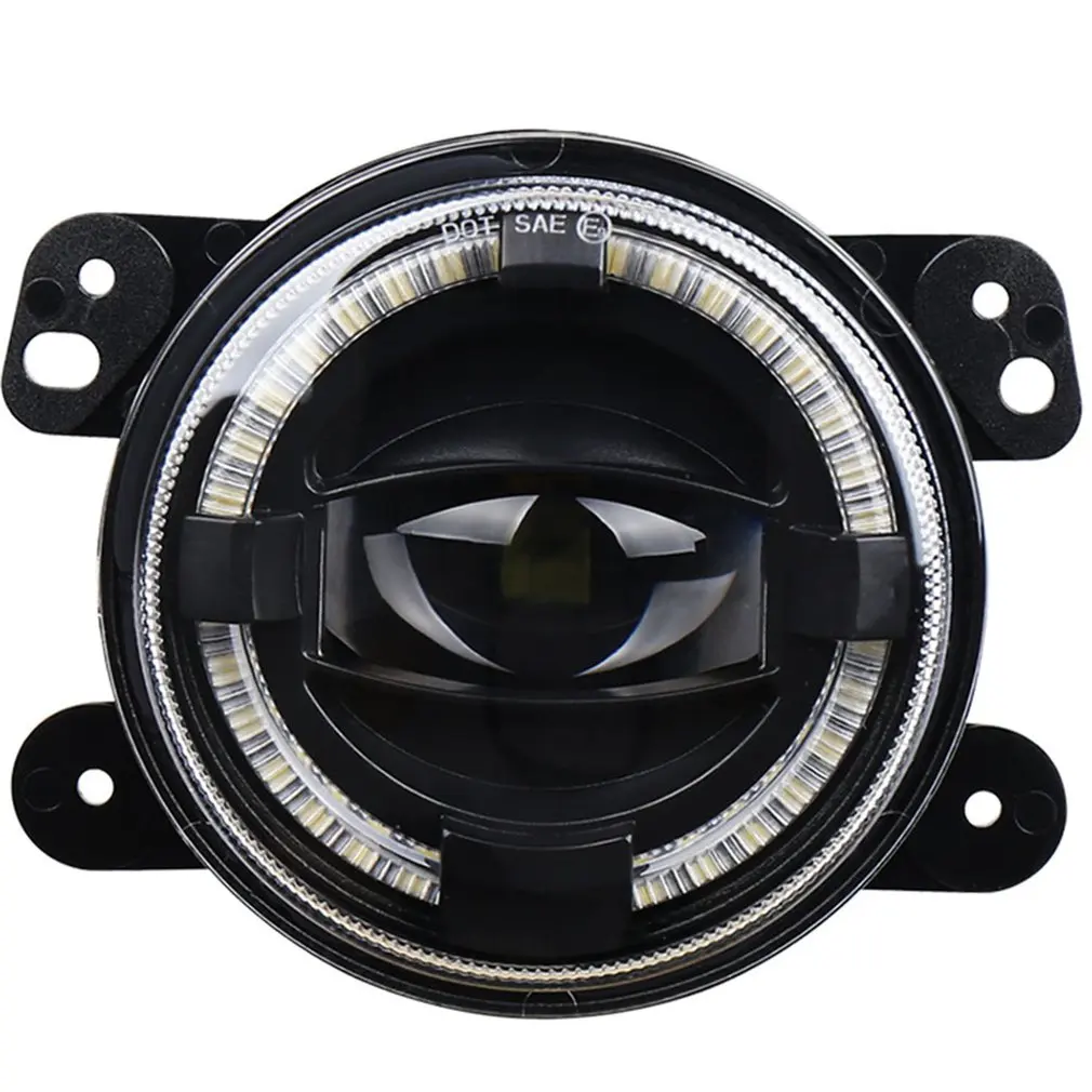 

1 Pair 4 Inch LED Angel Eye Spotlight Die-cast aluminum alloy Modified Fog Light For Wrangler Dodge PT Edifier