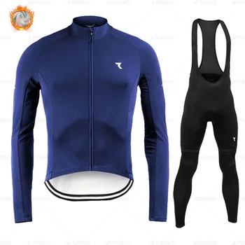 

2020 New Winter Thermal Fleece Cycling Jersey Set Cycling Clothes MTB Bike Clothing Uniform Bicycle Maillot Ropa Ciclismo