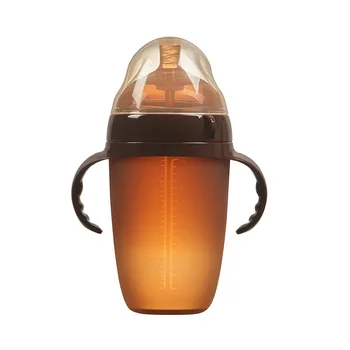 

New Nano Silver Silicone Milk Bottle Factory Customized Baby Imitation Breast Milk Baby Feeding.