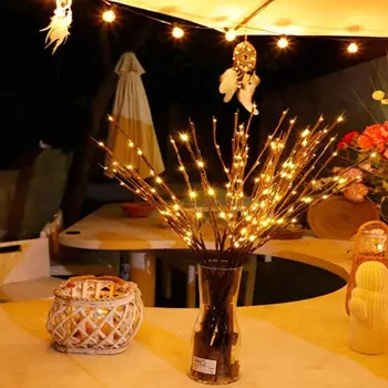 

20LED Wedding Landscape Lamp LED Tree Branch Light Tree Branch Light Durable Super Bright Willow Tree Branch Light Romantic