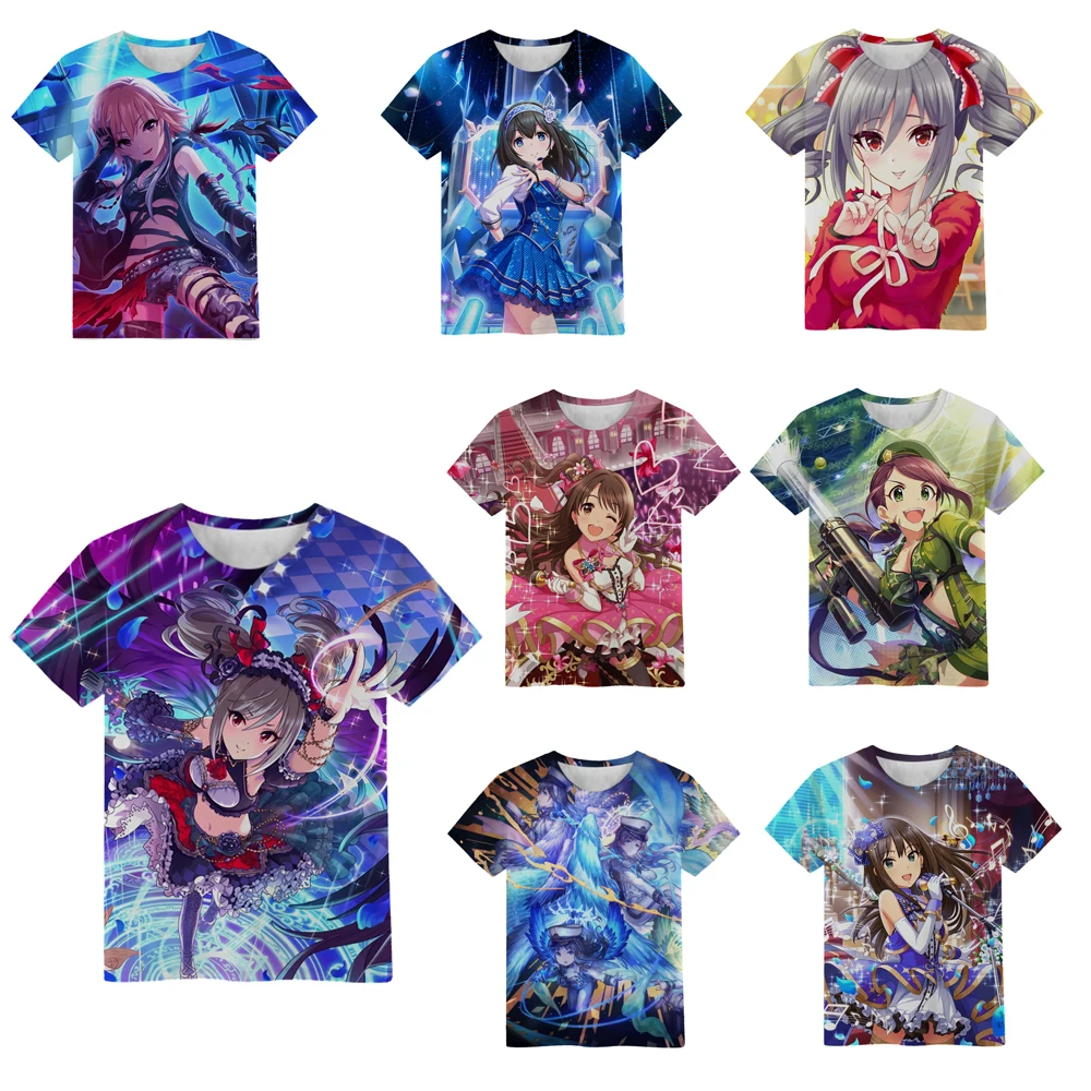 Children Shibuya Rin Sweatshirt 3D Print Anime Idol Master Cinderella Girl T Shirt Kids Boy Girl Top Baby Teens Pullover B173