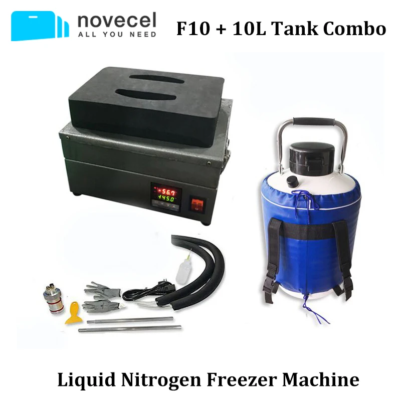 

FS06 F10 LCD Liquid Nitrogen FreezerScreen Separator Machine with built-in pump+10L tank For Samsung Edge Glass Separating