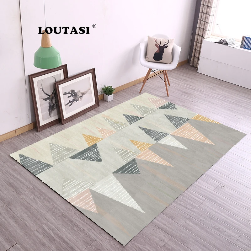 LOUTASI ковер с нордическим узором гостиная домашние мягкие ковры для спальни Диванный кофейный столик ковер кабинет пол коврик дети ползающие ковры модные коврики