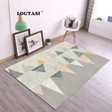 LOUTASI ковер с нордическим узором гостиная домашние мягкие ковры для спальни Диванный кофейный столик ковер кабинет пол коврик дети ползающие ковры модные коврики