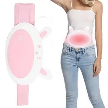 

Practical Waist Care Belt Uterus Heating Belt Heating Hot Compress Pain Relieve Tuerapy Belt Rabbit Women Massage Belt