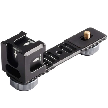 

Hot 3C-Quadruple Cold Shoe Stabilizer Mounts - Aluminium Hot Shoe Mount Plate Adapter For Zhiyun Smooth 4 And Q/Osmo Mobile And