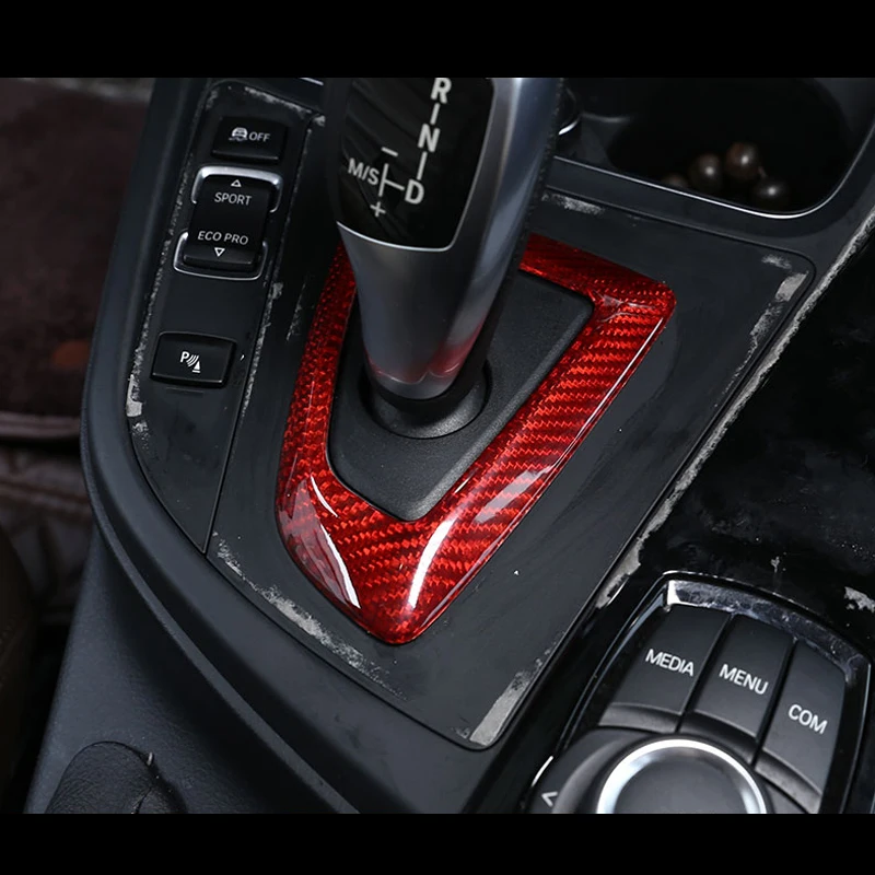 Décor Fibre De Carbone Pour Console Centrale BMW Série 3 F80 M3 / F82 M4 (2014-2018) - Autocollant ABS
