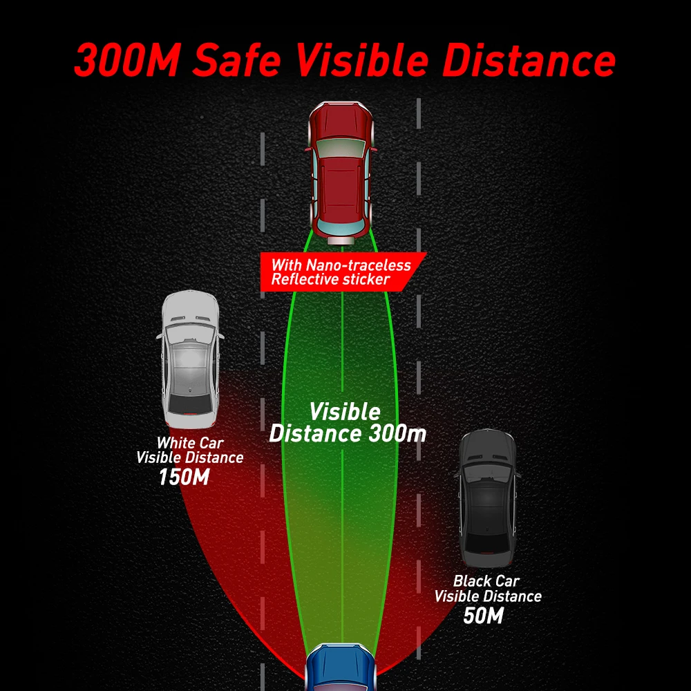 Автомобильные отражающие наклейки бесследная лента для VW hyundai Toyota Nissan Audi Skoda Renault Opel Лада Chevrolet BMW автомобильные аксессуары