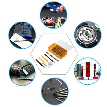 

115 In 1 Screwdriver Set Precision Multi-function Screwdriver Set for Cell Phone Disassemble Watch Glasses Electrical Tools Kit