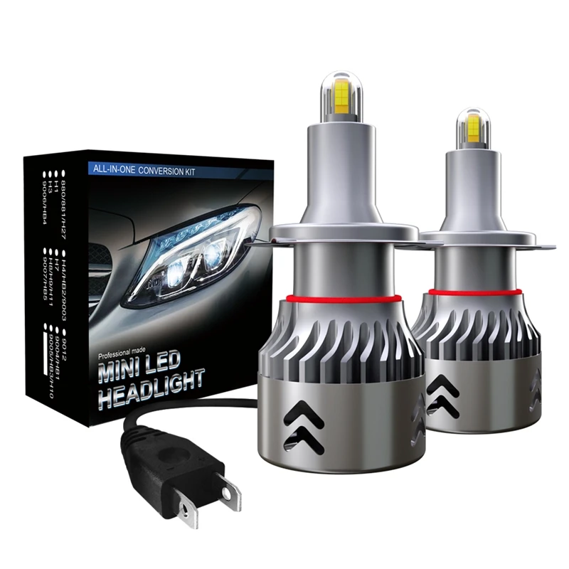 2X 6000K H7 Led Auto 1904 Car Headlight Bulbs 60W 9600Lm Styling Automotivo | Автомобили и мотоциклы