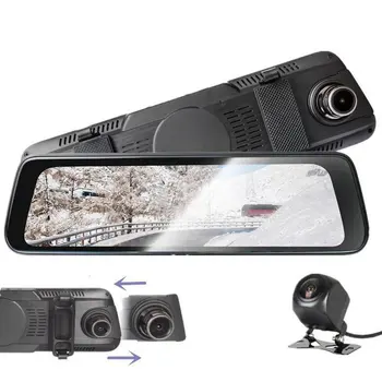 

Streaming Driving Recorder Plastic G-Sensor Video Tachograph Hd Matte Night Vision 10 Inch Driving Recorder 1 Set