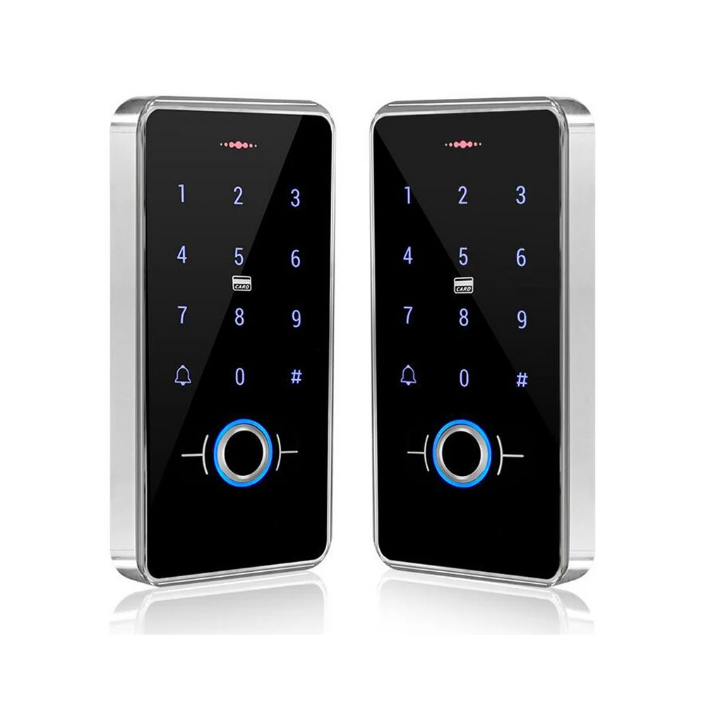 P68 Waterproof Fingerprint Access Control System Biometrics Outdoor 13.56Mhz RFID Keypad Reader Touch Panel Wiegand26