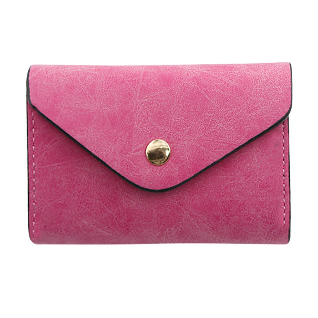 Leather Vintage Wallet Women Hasp Small And Slim Coin Pocket Purse Cards Holders Luxury Pocket Men Purse Money Bag Purse 819