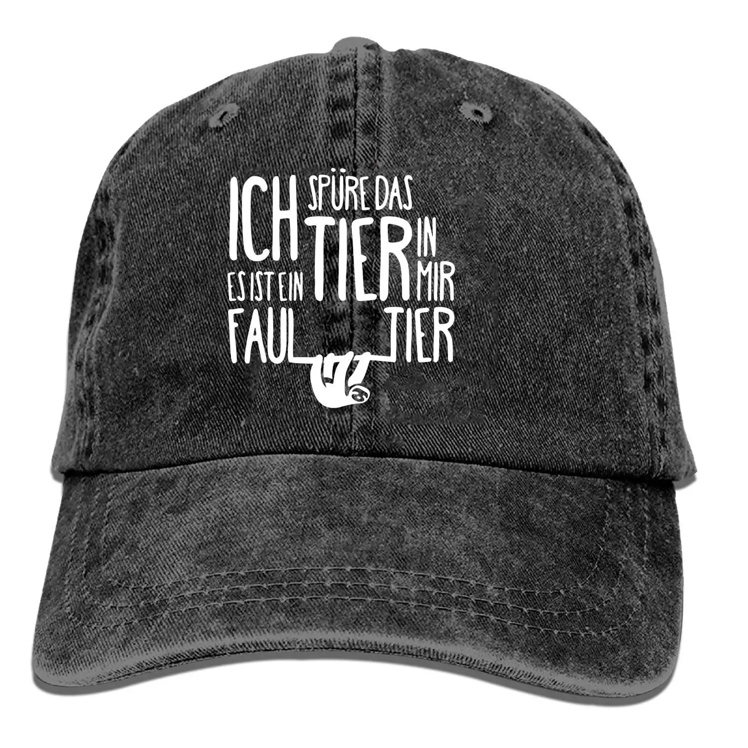 Бейсбольная кепка s для мужчин и женщин-Spüre Das Tier in Mir EIN Faultier Spruch Lustig Спортивная Кепка Регулируемая ковбойская Кепка водителя грузовика