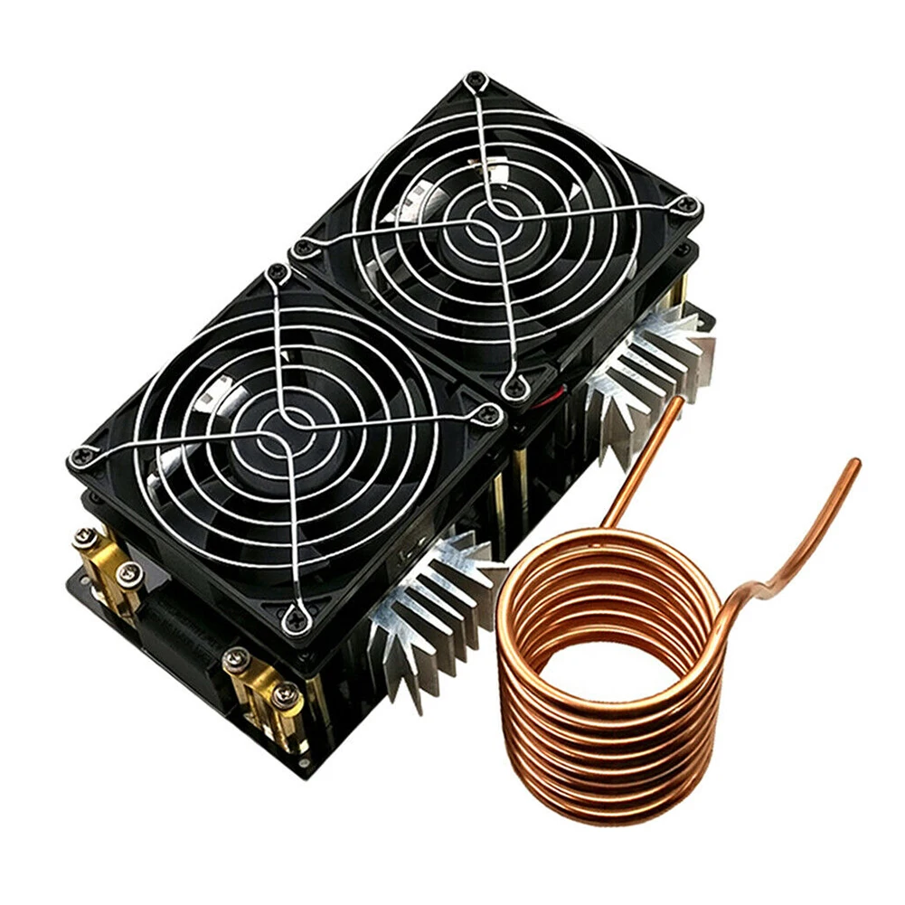 

Heater Module 12-48V DC Flyback Induction Heating Board PCB 2000W ZVS With Coil 50A High Power Low Voltage DIY Woodworking