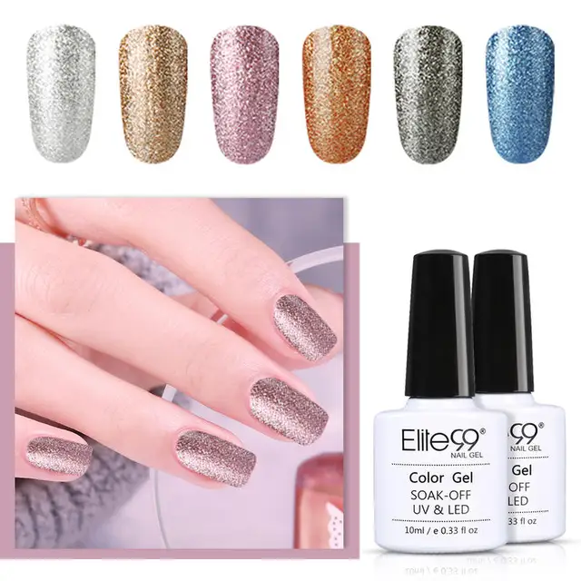 Elite99 Farbe Gel Nagellack 10ML Set Tränken Weg Vom UV LED Nagel Lacke Primer Salon Maniküre Lack Hybrid Kunst primer Gel Polnisch