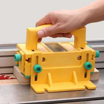 

3D Safety pusher Wood Cutter Locator Feeder for Flip Engraving Machine Table Saw Vertical Milling Planer Woodworking aid tool