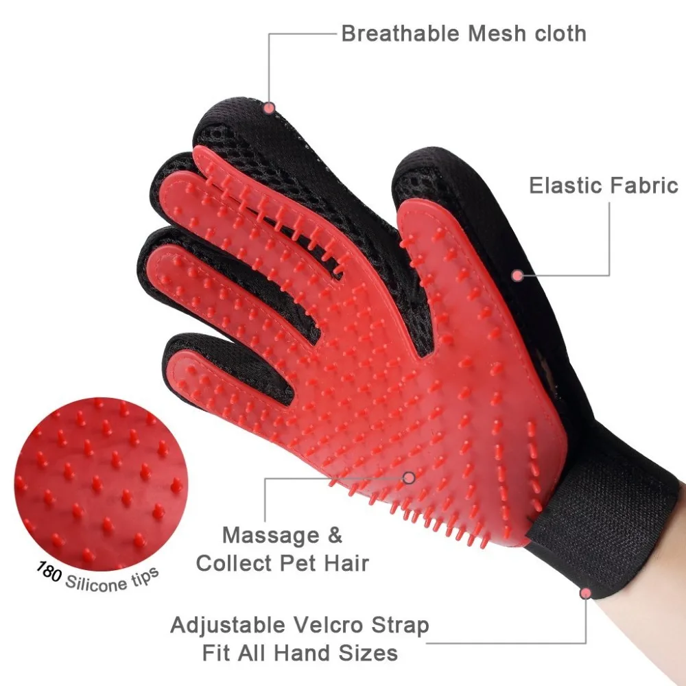 Deshedding Brush Cat Grooming Glove Touch Pet Dog Back Massage Gentle Efficient Fur Washing Bathing Comb Pet Cleaning Brush Deshedding Brush Cat Grooming Glove Touch Pet Dog Back Massage Gentle Efficient Fur Washing Bathing Comb Pet Cleaning Brush