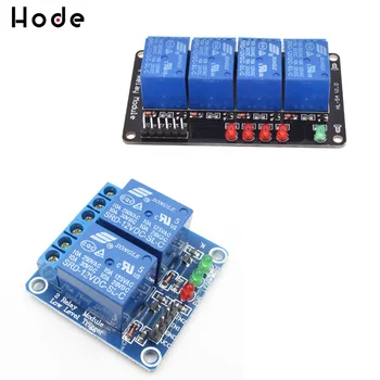 

2 4 Channel Relay Module Interface Board Shield For Arduino 12V Low Level Trigger One PIC AVR DSP ARM MCU DC AC