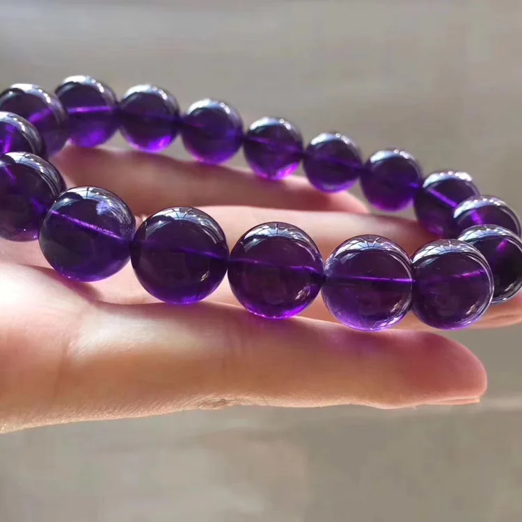 

Chun Yuan Genuine Product Natural Uruguay Purple Crystal Bracelets Increase Elegant Crystal Bracelets Women's Accessories