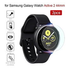 3 шт Взрывозащищенная пленка для samsung Galaxy Watch Active 2 44 мм Защитная пленка для экрана pantalla para reloj Bubble Free ультра тонкая