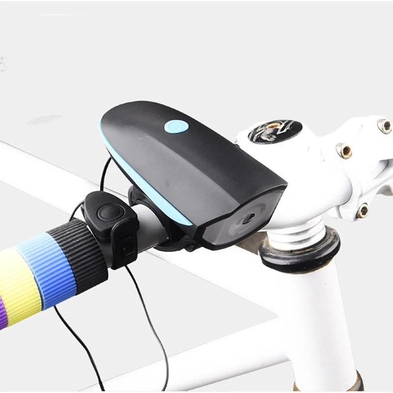 Водонепроницаемая велосипедная фара зарядка через usb для велосипеда передняя фара фонарик руль велосипедный фонарик для головы рог перезаряжаемый Luces Bicicleta