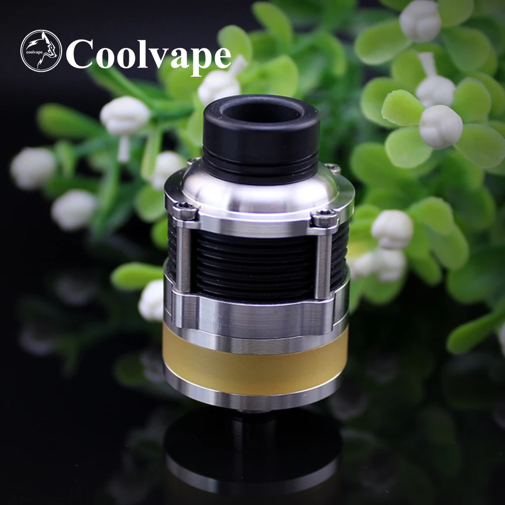 

WOLF COOLVAPE SXK PyroGeyser Style 22mm RDTA vape atomizer 316ss Rebuildable Dripping Tank Single/Dual Coil mtl vs kayfun rta