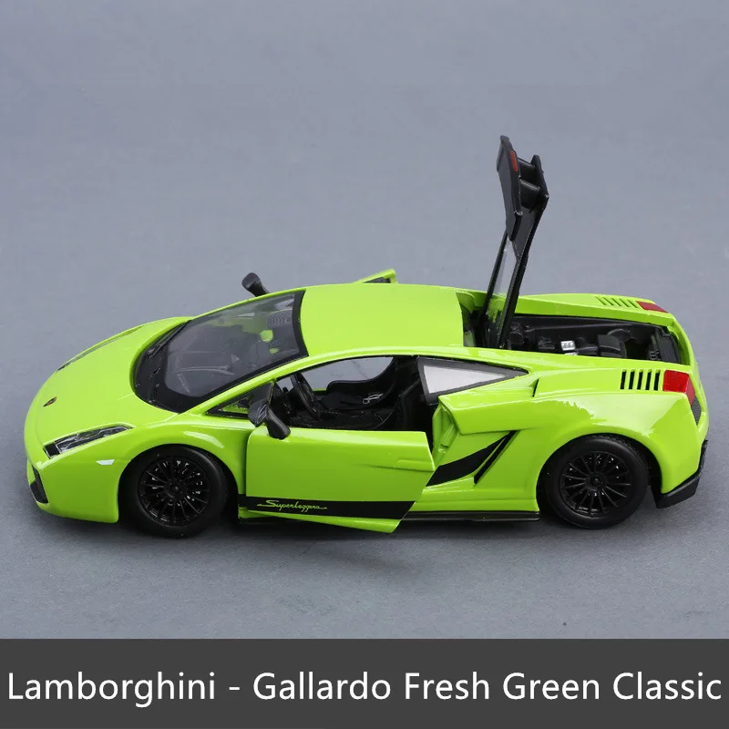 Bburago 1:24 Lamborghini Модель автомобиля высокая имитация литья металла детская игрушка бойфренд подарок моделирование сплав автомобиль коллекция - Цвет: Lamborghini