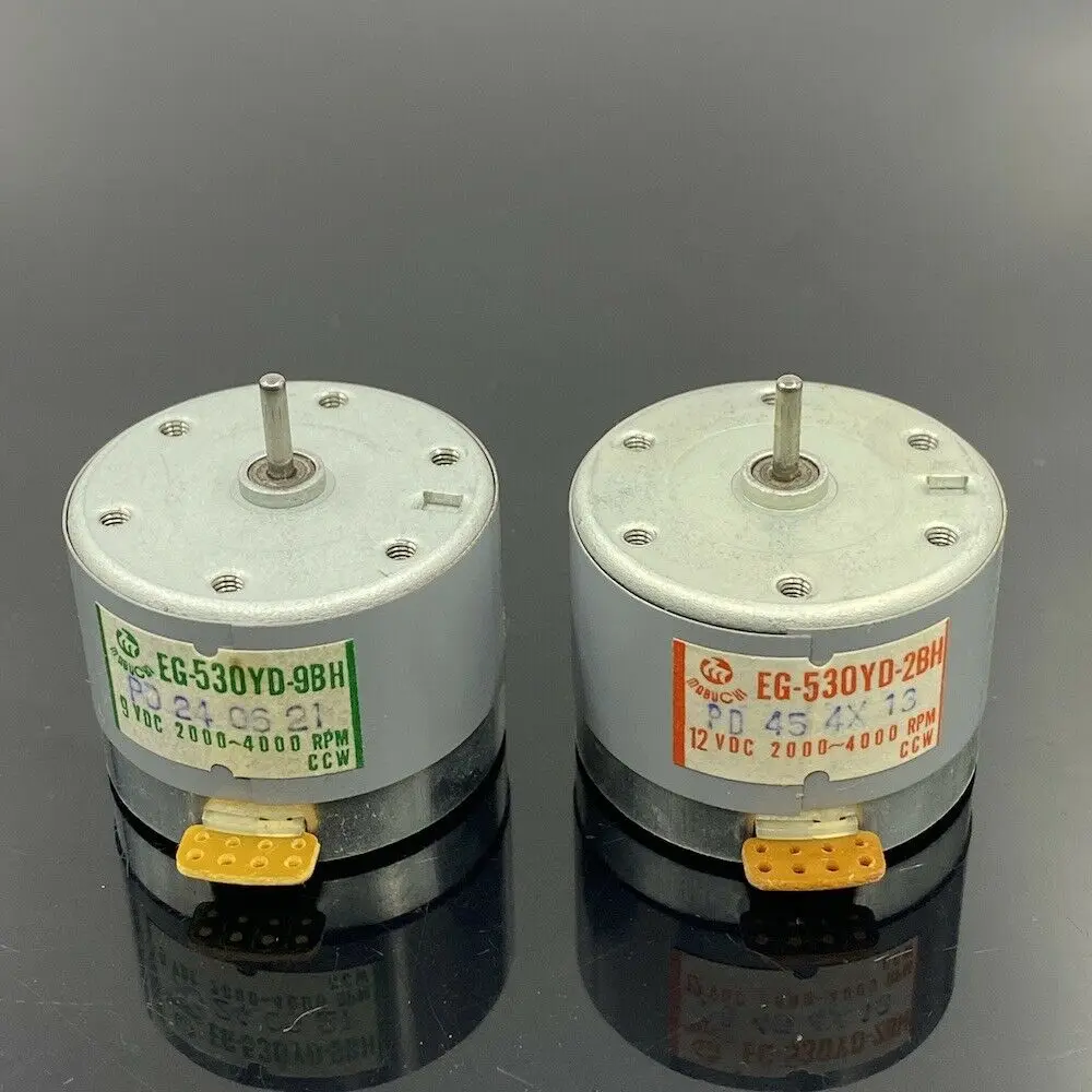 Мотор MABUCHI EG-530YD-9BH/ EG-530YD-2B CCW кабельный магнитофон аудио мотор шпинделя |