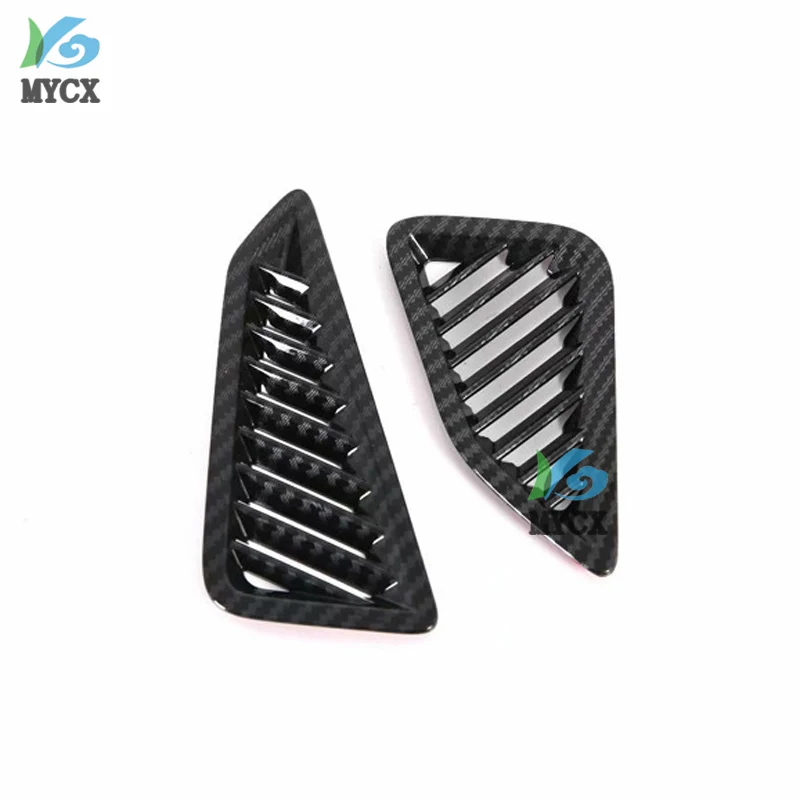 Подходит для Toyota Corolla E210 arbon fiber автомобильные аксессуары Передняя маленькая воздушная розетка декоративная накладка для автомобиля Стайлинг