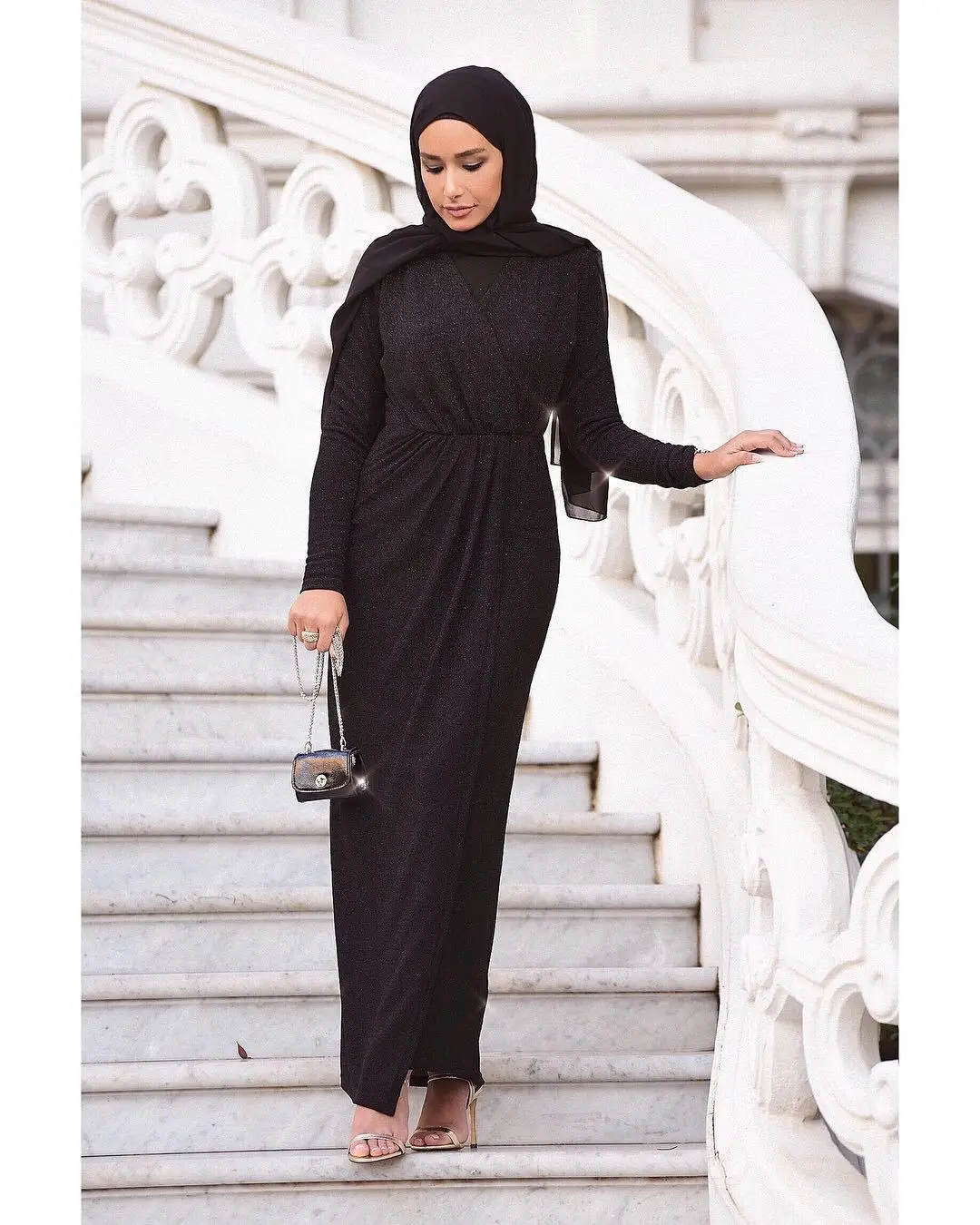 Dromiya Kaftan abaya Robe мусульманская одежда для Дубай длинное мусульманское платье хиджаб ОАЭ Восточный халат из марокена Абая для женщин турецкая исламская одежда